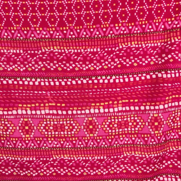NWT Sangria Signature Pink Multicolor Pattern Fit &Flare V Neck Dress Womens 12 - Picture 5 of 12
